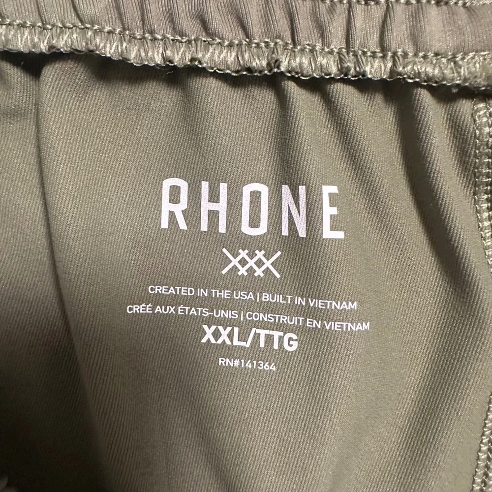 Rhone Jogger Pants Mens XXL Olive Green Camo Performance Training